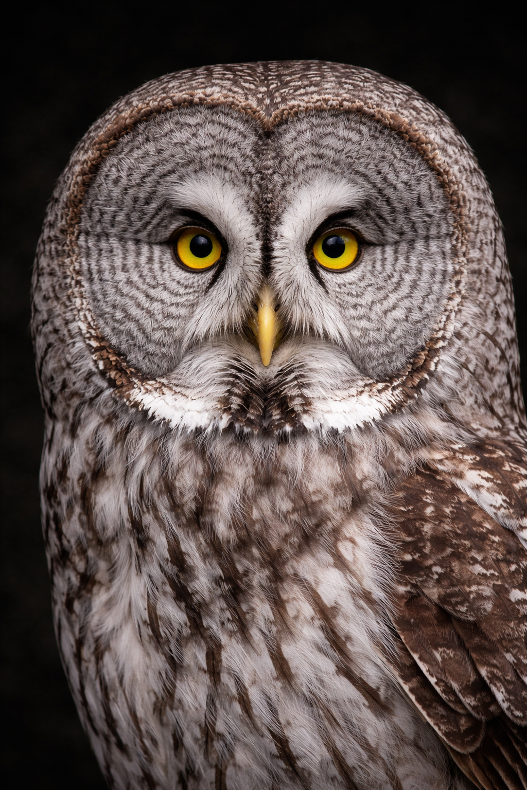 Great Grey Owl portrait