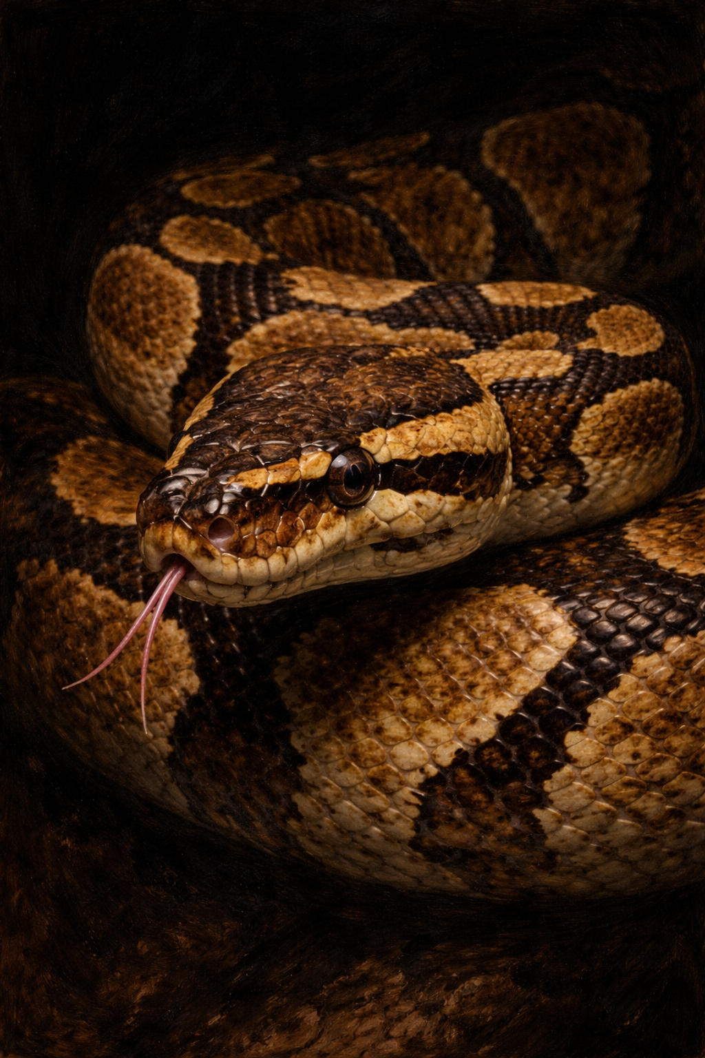 King Snake portrait